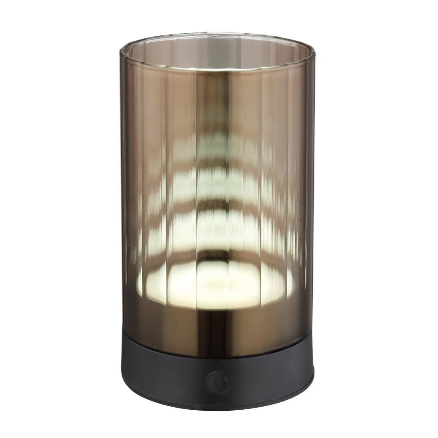 Globo - LED Buiten dimbaar oplaadbaar aanraken tafellamp LED/2W/3,7V 2700/4000/6500K 1200mAh IP44 bruin