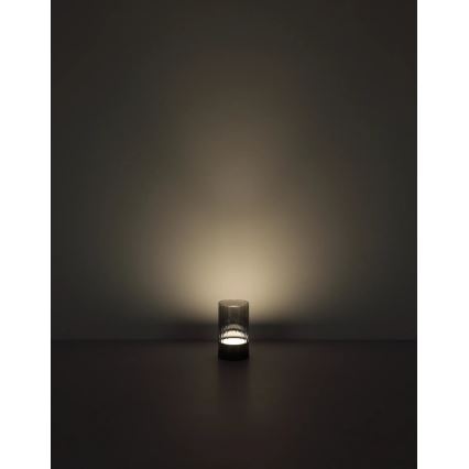 Globo - LED Buiten dimbaar oplaadbaar aanraken tafellamp LED/2W/3,7V 2700/4000/6500K 1200mAh IP44 grijs
