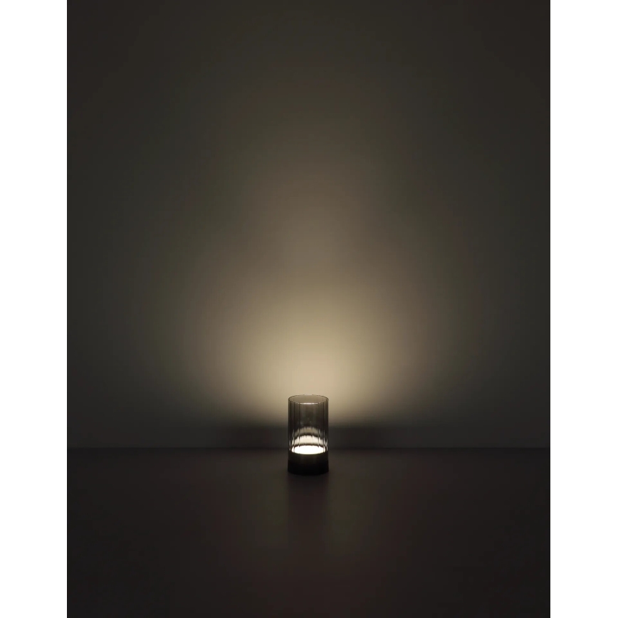 Globo - LED Buiten dimbaar oplaadbaar aanraken tafellamp LED/2W/3,7V 2700/4000/6500K 1200mAh IP44 grijs