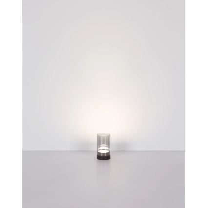Globo - LED Buiten dimbaar oplaadbaar aanraken tafellamp LED/2W/3,7V 2700/4000/6500K 1200mAh IP44 grijs