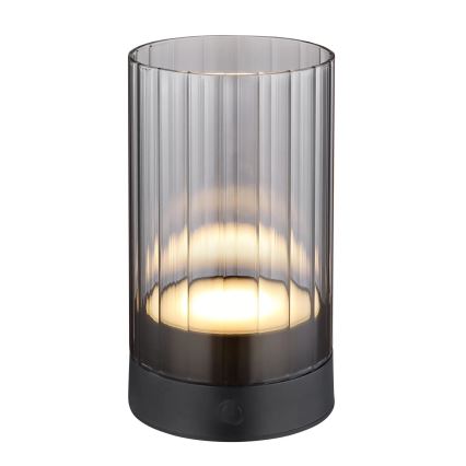 Globo - LED Buiten dimbaar oplaadbaar aanraken tafellamp LED/2W/3,7V 2700/4000/6500K 1200mAh IP44 grijs
