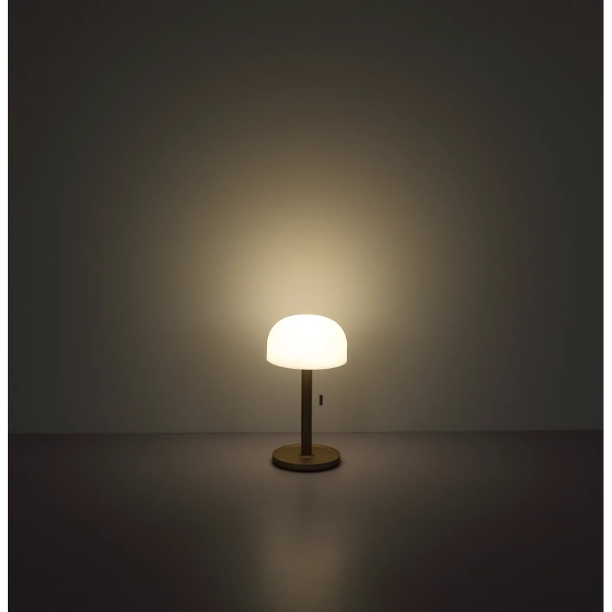 Globo - LED Oplaadbaar tafellamp LED/1,5W/3,7V 3000/4200/6000K 1800mAh bruin