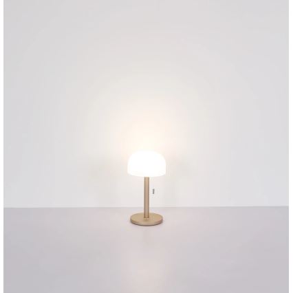 Globo - LED Oplaadbaar tafellamp LED/1,5W/3,7V 3000/4200/6000K 1800mAh bruin