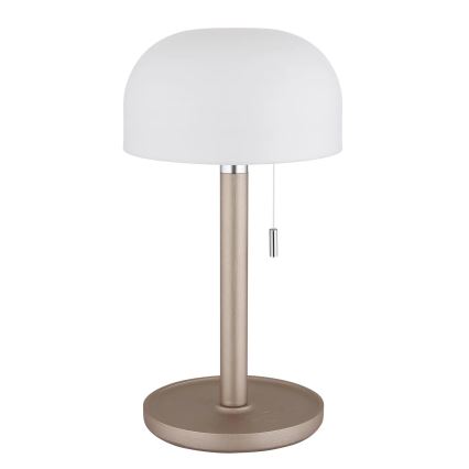 Globo - LED Oplaadbaar tafellamp LED/1,5W/3,7V 3000/4200/6000K 1800mAh bruin