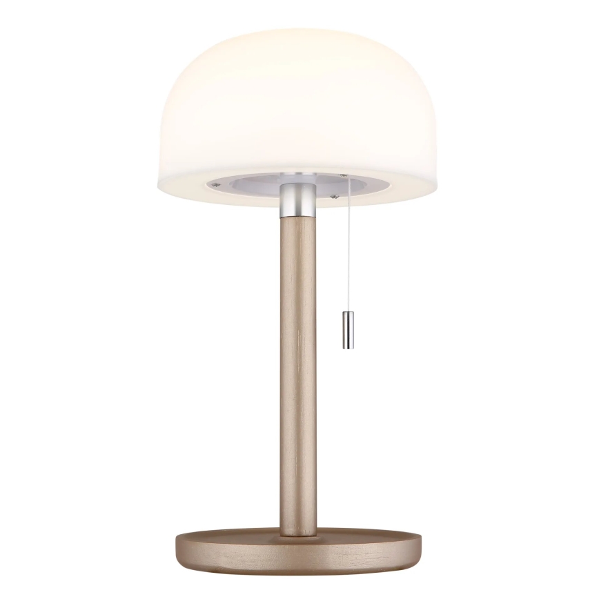 Globo - LED Oplaadbaar tafellamp LED/1,5W/3,7V 3000/4200/6000K 1800mAh bruin
