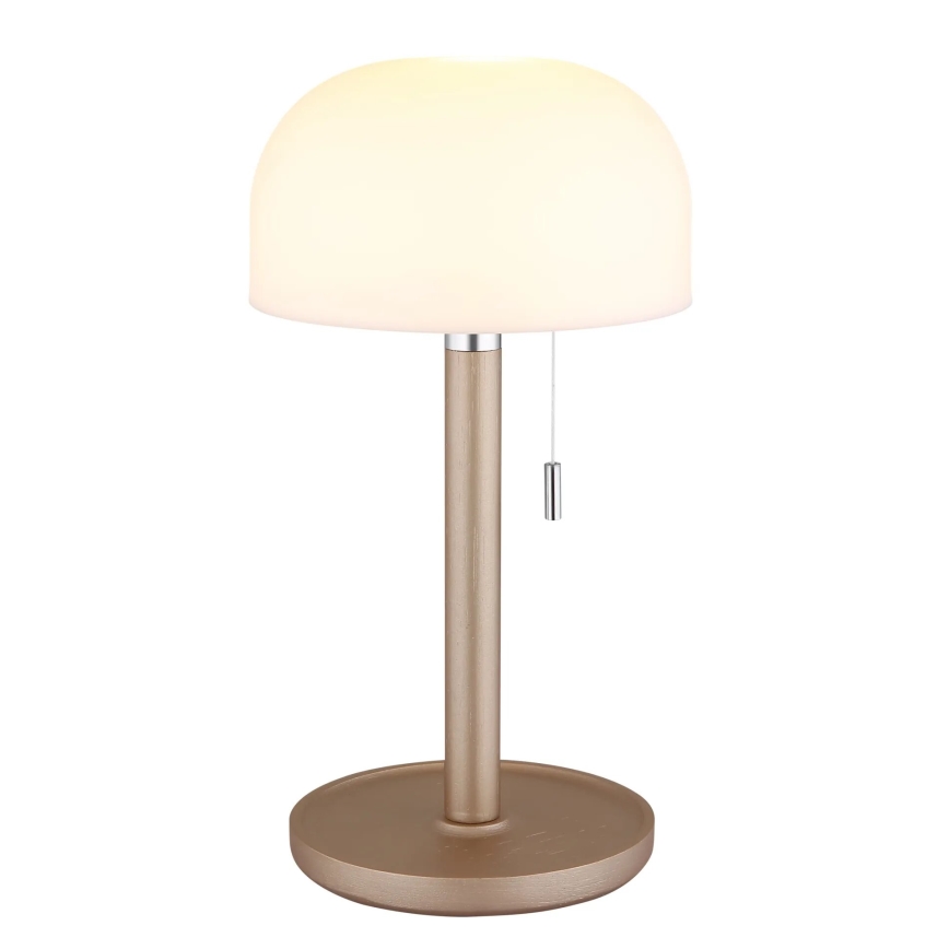 Globo - LED Oplaadbaar tafellamp LED/1,5W/3,7V 3000/4200/6000K 1800mAh bruin