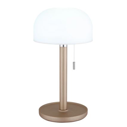 Globo - LED Oplaadbaar tafellamp LED/1,5W/3,7V 3000/4200/6000K 1800mAh bruin