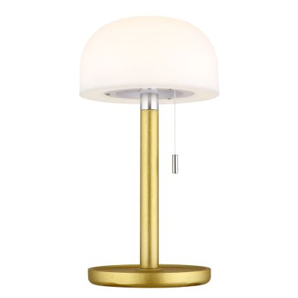 Globo - LED Oplaadbaar tafellamp LED/1,5W/3,7V 3000/4200/6000K 1800mAh messing