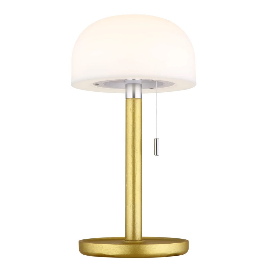 Globo - LED Oplaadbaar tafellamp LED/1,5W/3,7V 3000/4200/6000K 1800mAh messing
