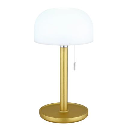 Globo - LED Oplaadbaar tafellamp LED/1,5W/3,7V 3000/4200/6000K 1800mAh messing