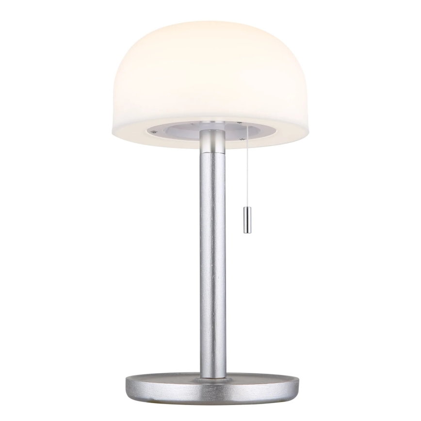 Globo - LED Oplaadbaar tafellamp LED/1,5W/3,7V 3000/4200/6000K 1800mAh zilver