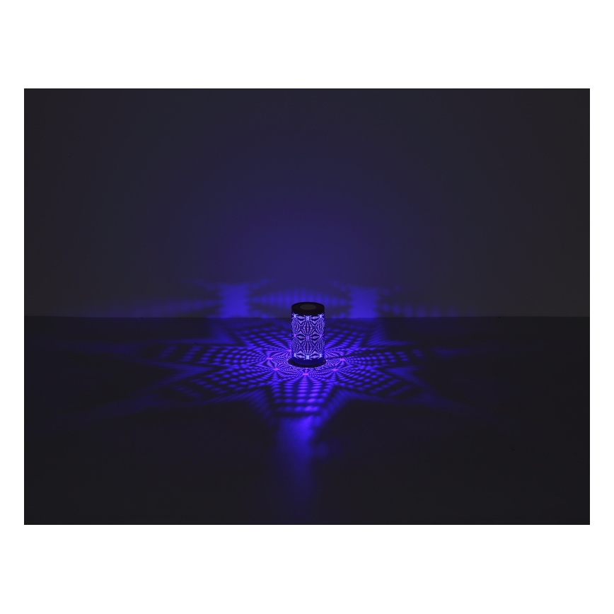 Globo - LED RGB Touch oplaadbaar tafellamp LED/1W/5V 500 mAh grijs