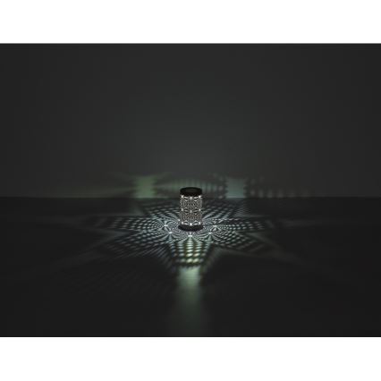 Globo - LED RGB Touch oplaadbaar tafellamp LED/1W/5V 500 mAh grijs