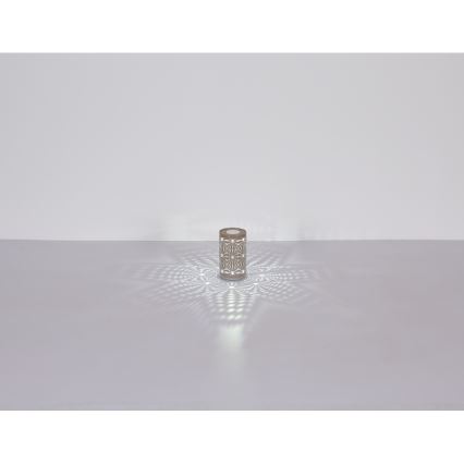 Globo - LED RGB Touch oplaadbaar tafellamp LED/1W/5V 500 mAh grijs
