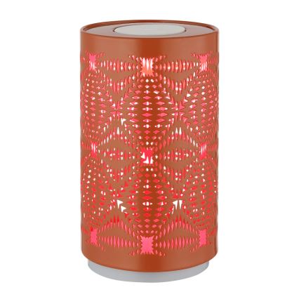 Globo - LED RGB Touch oplaadbaar tafellamp LED/1W/5V 500 mAh koper