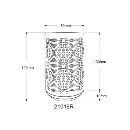 Globo - LED RGB Touch oplaadbaar tafellamp LED/1W/5V 500 mAh koper