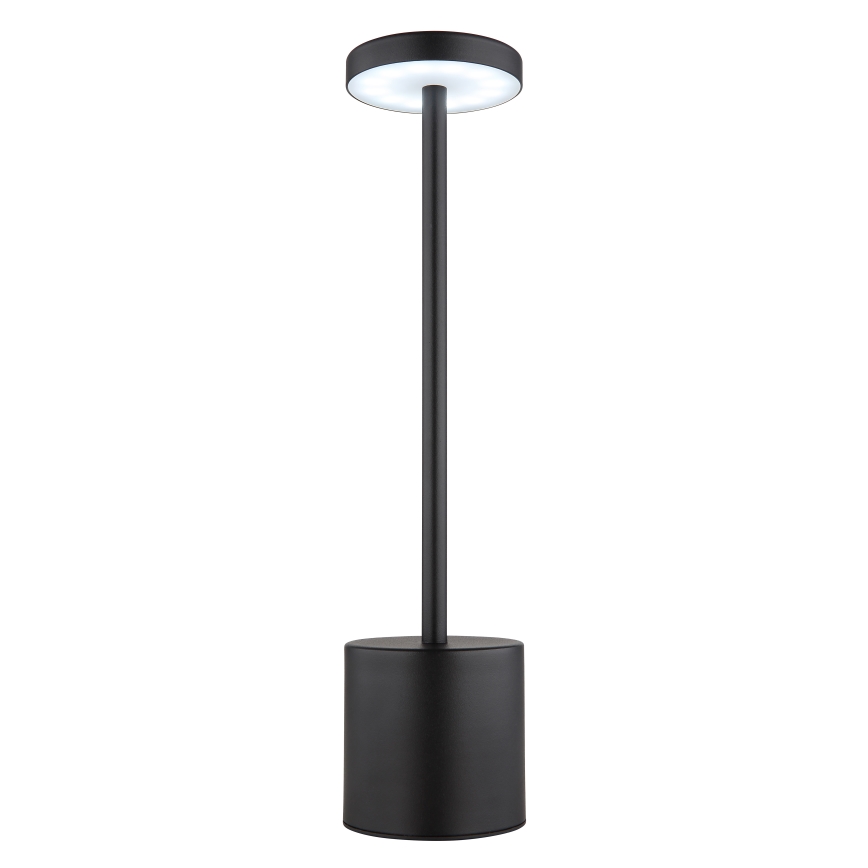 Globo - Dimbaar LED touch tafellampje LED/1,2W/3,7V 2000K/3500K/7000K 1200 mAh USB zwart