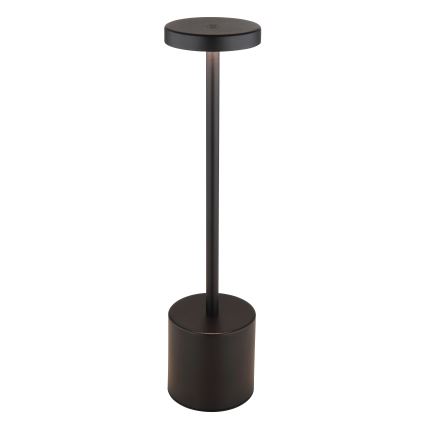 Globo - Dimbaar LED touch tafellampje LED/1,2W/3,7V 2000K/3500K/7000K 1200 mAh USB zwart