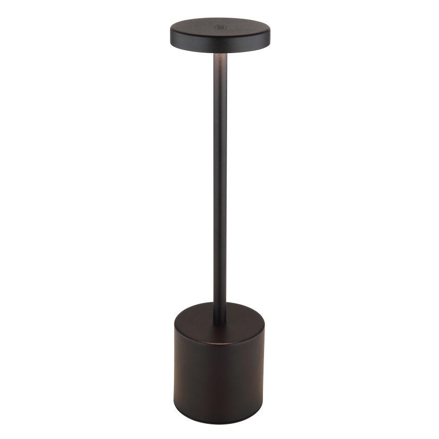 Globo - Dimbaar LED touch tafellampje LED/1,2W/3,7V 2000K/3500K/7000K 1200 mAh USB zwart