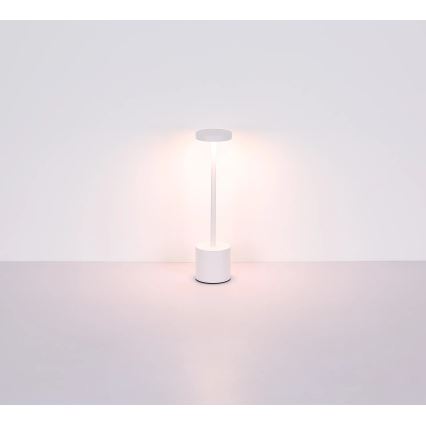 Globo - Dimbaar LED touch tafellampje LED/1,2W/3,7V 2000K/3500K/7000K 1200 mAh USB wit