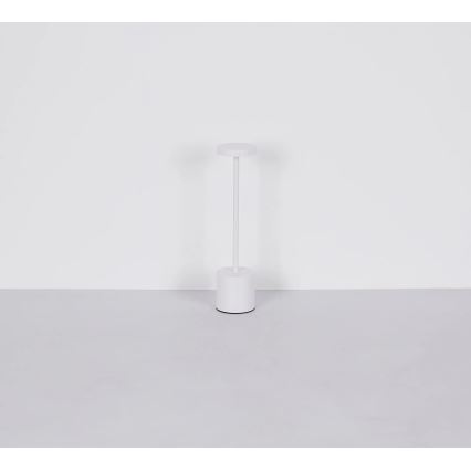 Globo - Dimbaar LED touch tafellampje LED/1,2W/3,7V 2000K/3500K/7000K 1200 mAh USB wit