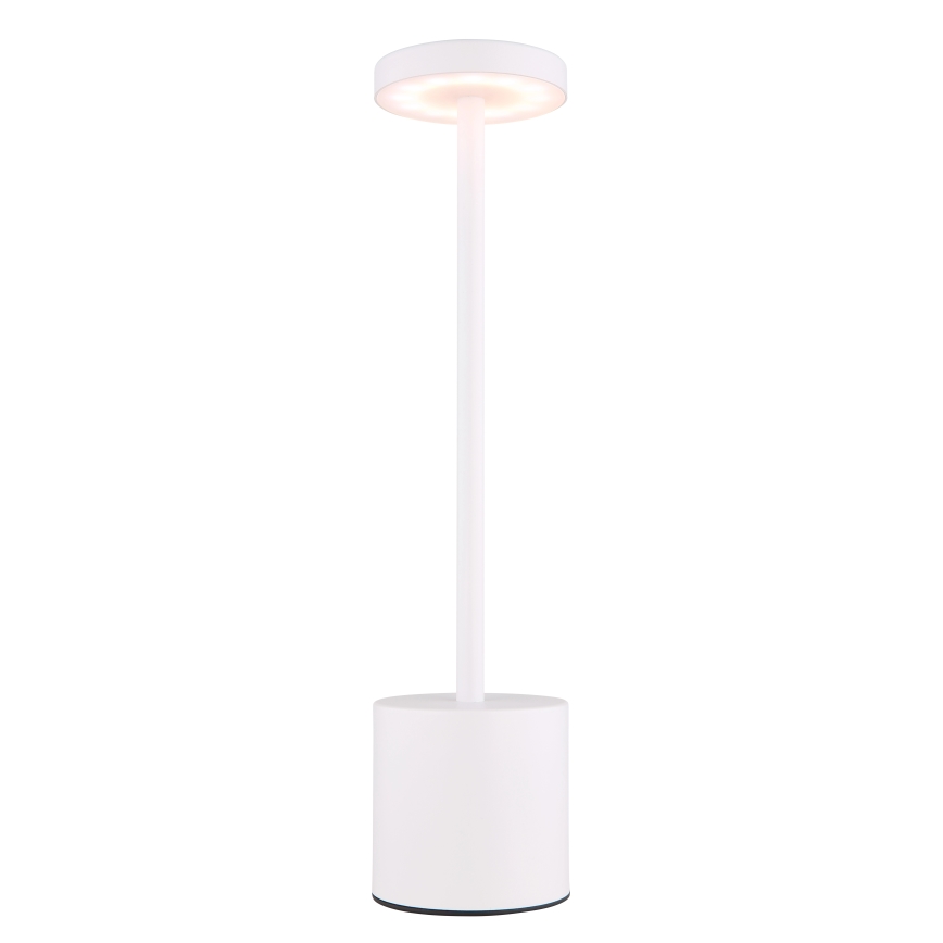 Globo - Dimbaar LED touch tafellampje LED/1,2W/3,7V 2000K/3500K/7000K 1200 mAh USB wit