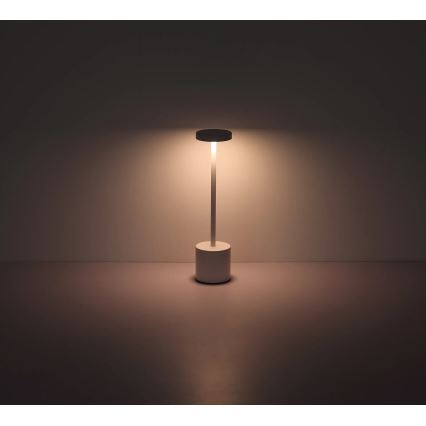 Globo - LED dimbare touch tafellamp LED/1,2W/3,7V 2000K/3500K/7000K 1200 mAh USB wit