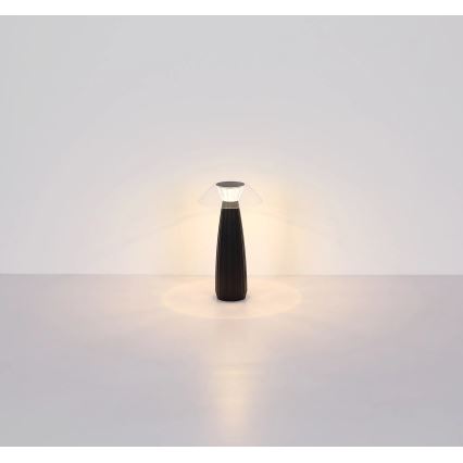 Globo - LED Dimbare oplaadbare touch tafellamp LED/1W/3,7V 3000K 1200mAh zwart