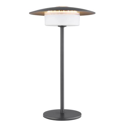 Globo - LED Buiten oplaadbaar aanraken tafellamp LED/3W/3,7V 1800/2700/3000K IP44 1800 mAh grijs