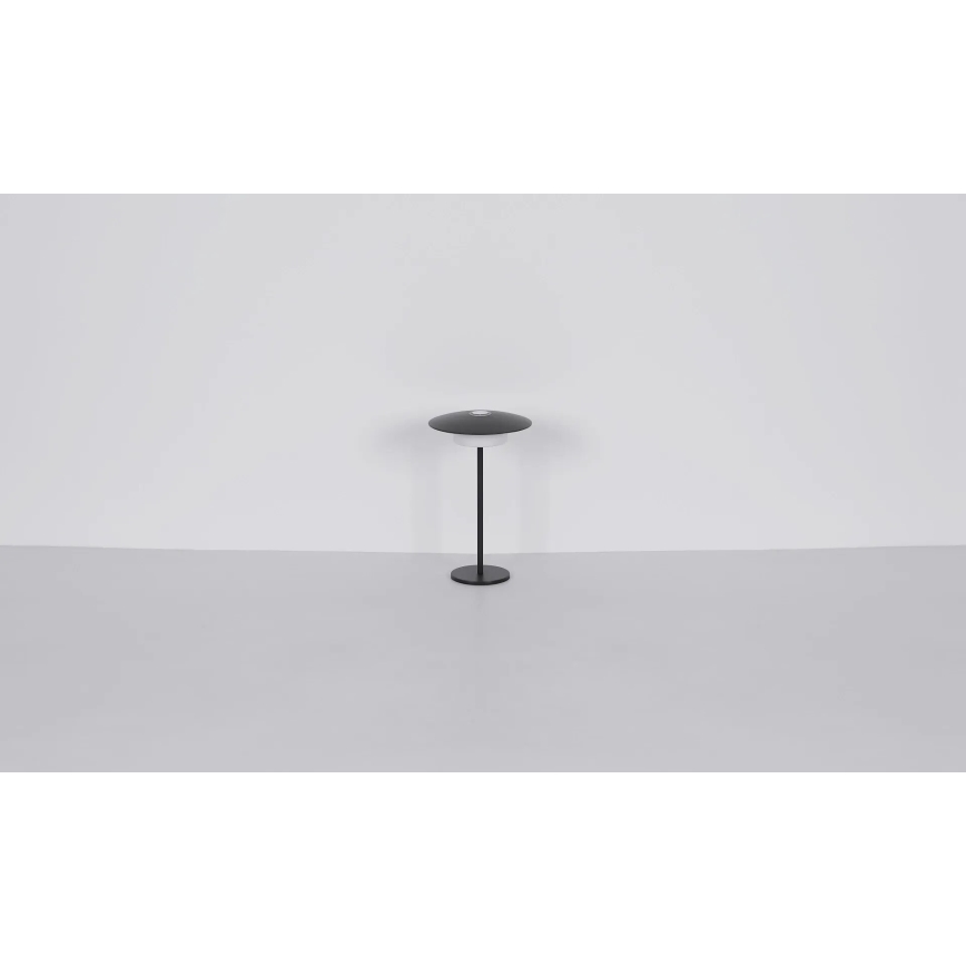 Globo - LED Buiten Oplaadbare Touch Tafellamp LED/3W/3,7V 1800/2700/3000K IP44 1800 mAh grijs