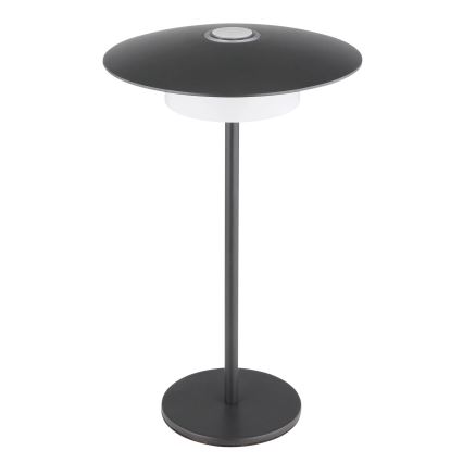 Globo - LED Buiten Oplaadbare Touch Tafellamp LED/3W/3,7V 1800/2700/3000K IP44 1800 mAh grijs