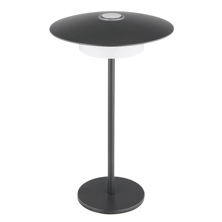 Globo - LED Buiten Oplaadbare Touch Tafellamp LED/3W/3,7V 1800/2700/3000K IP44 1800 mAh grijs