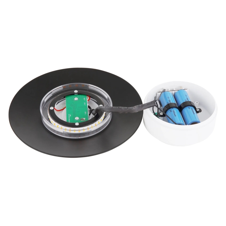 Globo - LED Buiten Oplaadbare Touch Tafellamp LED/3W/3,7V 1800/2700/3000K IP44 1800 mAh grijs