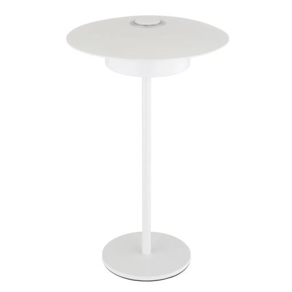 Globo - LED Buiten oplaadbaar aanraken tafellamp LED/3W/3,7V 1800/2700/3000K IP44 1800 mAh wit