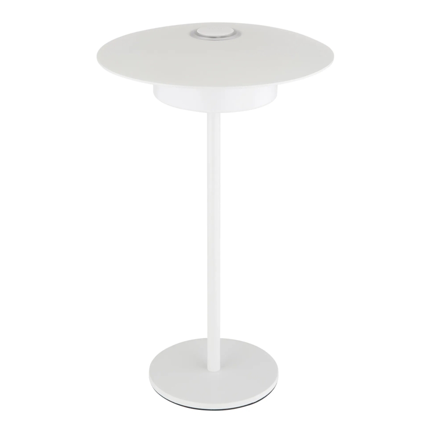 Globo - LED Buiten oplaadbaar aanraken tafellamp LED/3W/3,7V 1800/2700/3000K IP44 1800 mAh wit