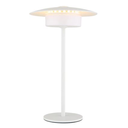 Globo - LED Buiten oplaadbaar aanraken tafellamp LED/3W/3,7V 1800/2700/3000K IP44 1800 mAh wit