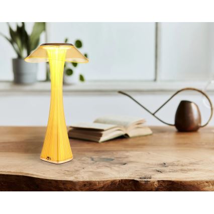 Globo - LED Dimbare oplaadbare tafellamp LED/2,5W/3,7V 1200mAh 2700K/4500K/6500K goud
