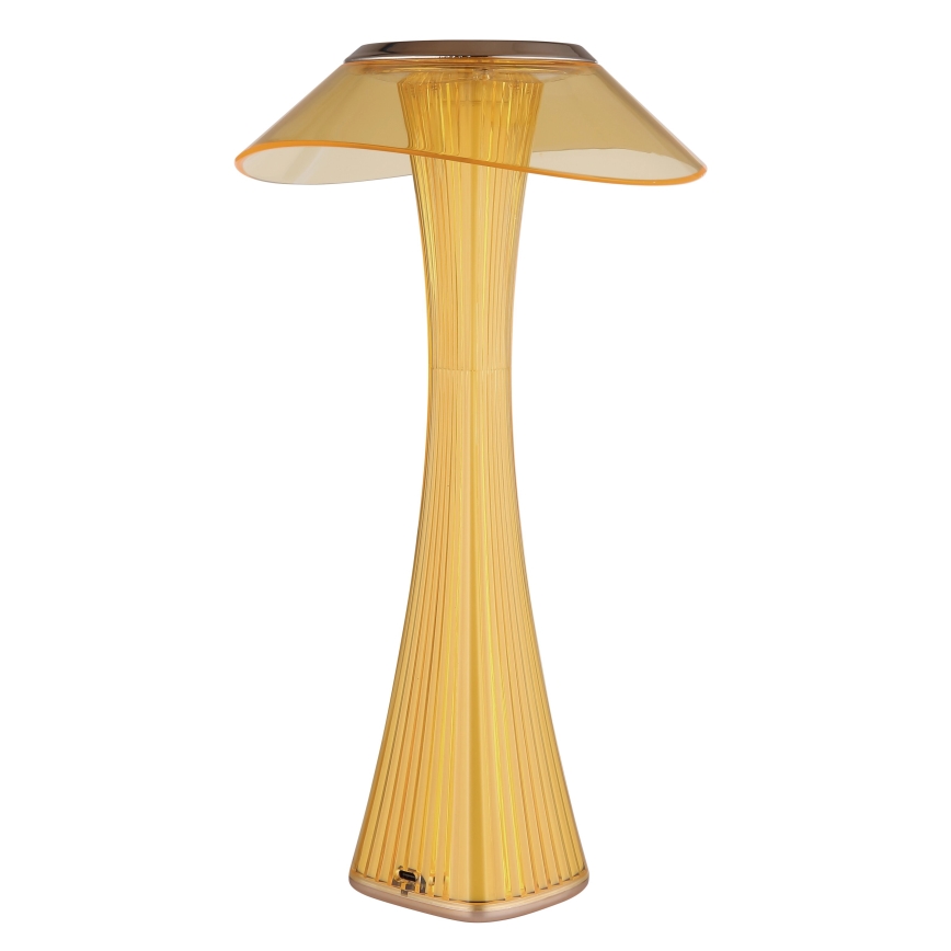 Globo - LED Dimbare oplaadbare tafellamp LED/2,5W/3,7V 1200mAh 2700K/4500K/6500K goud