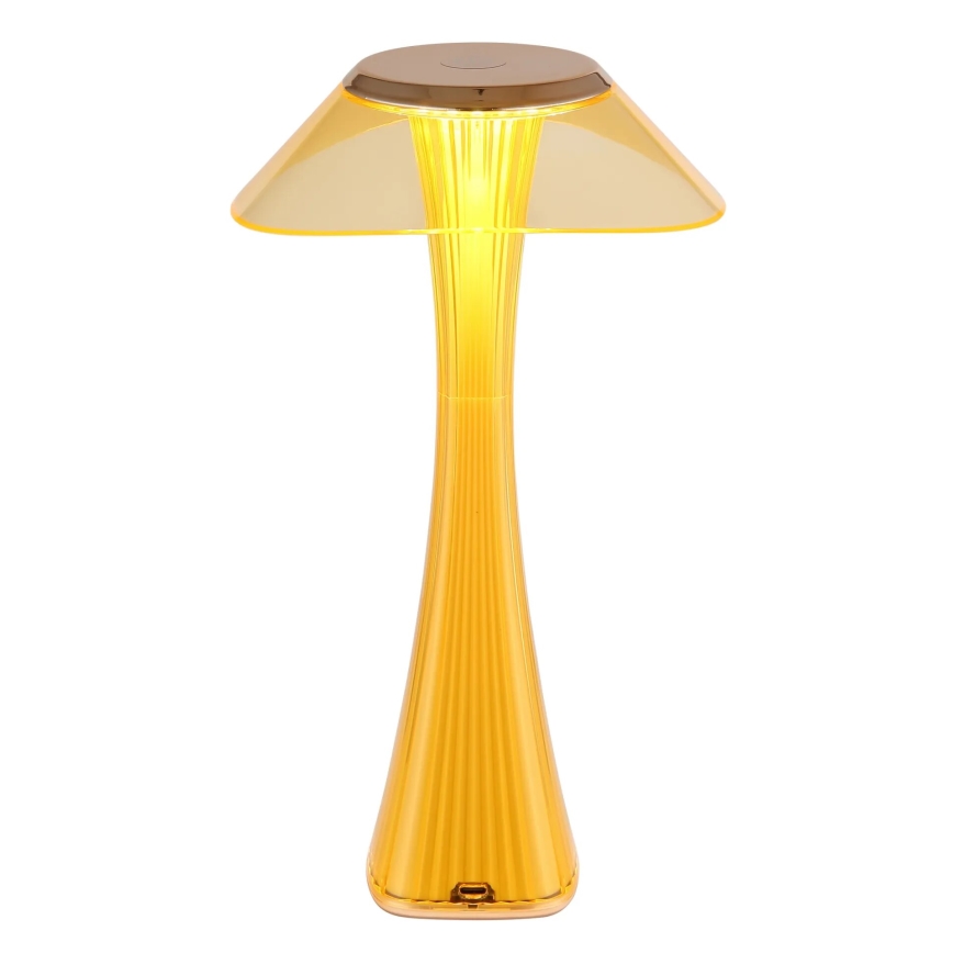 Globo - LED Dimbare oplaadbare tafellamp LED/2,5W/3,7V 1200mAh 2700K/4500K/6500K goud