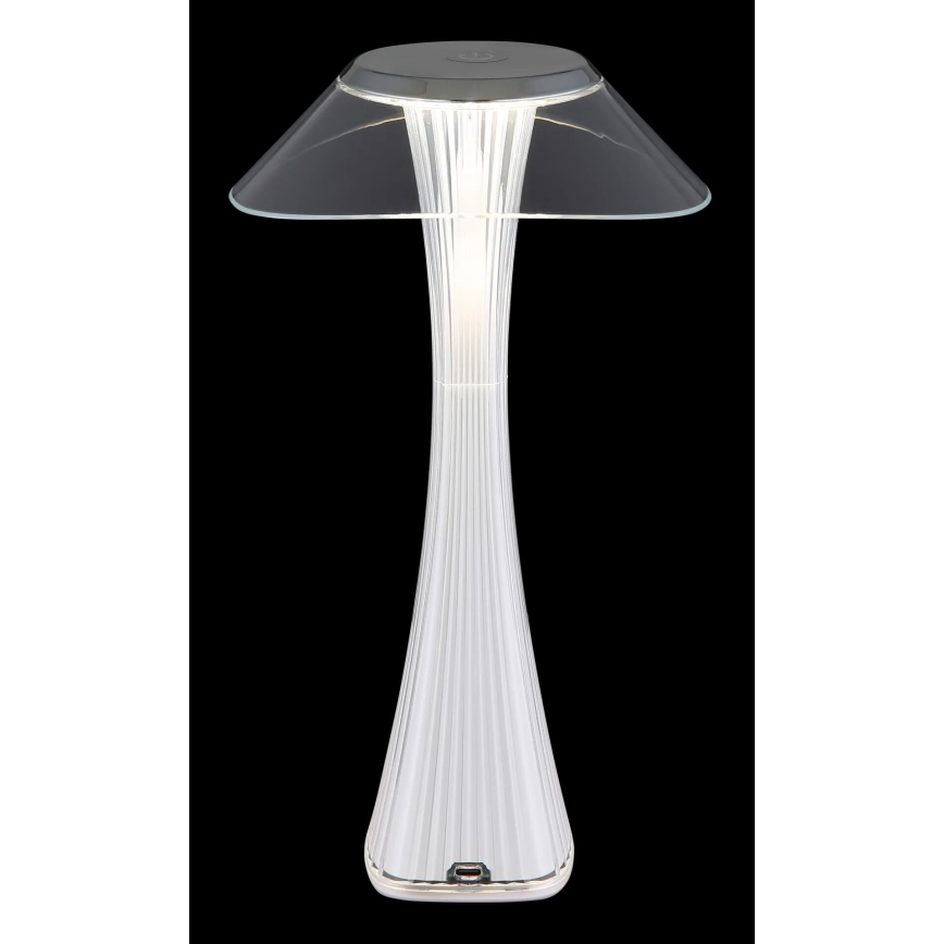 Globo - LED Dimbare oplaadbare tafellamp LED/2,5W/3,7V 1200mAh 2700K/4500K/6500K wit