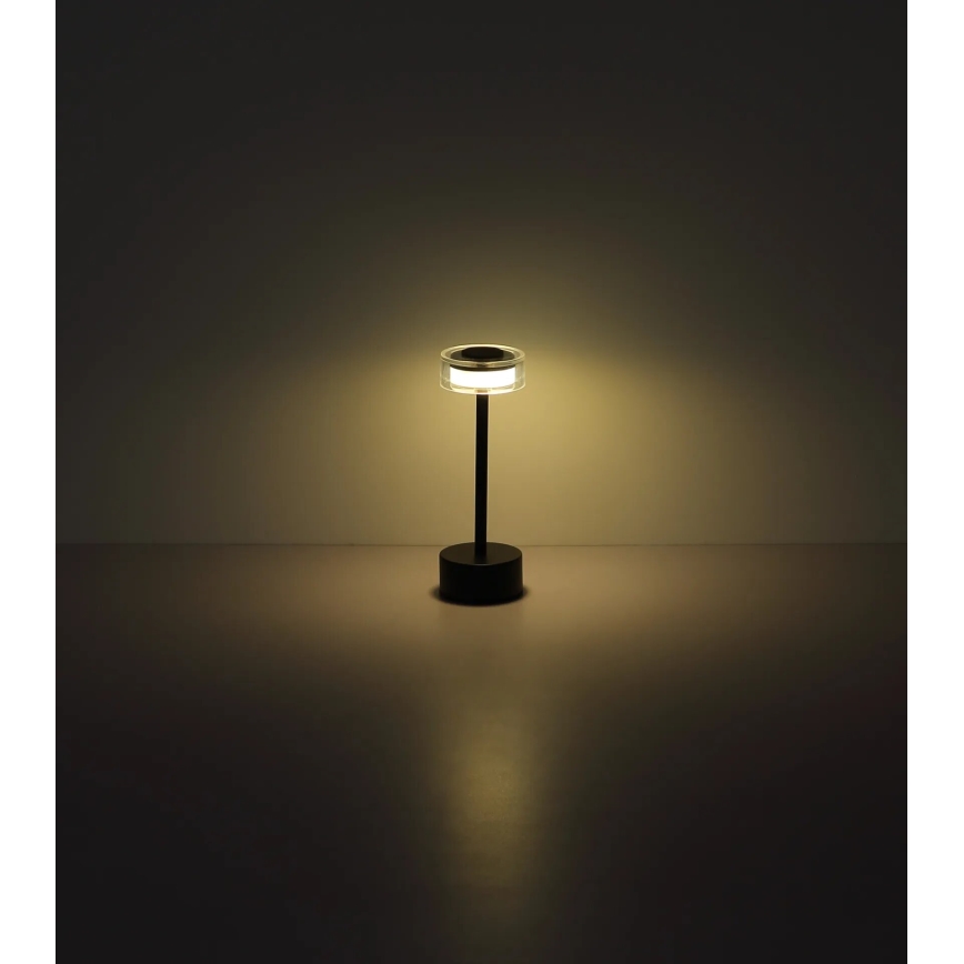 Globo - LED Dimbare oplaadbare touch tafellamp LED/2,5W/3,7V 2700/4000/6500K 1800mAh zwart