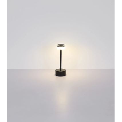 Globo - LED Dimbare oplaadbare touch tafellamp LED/2,5W/3,7V 2700/4000/6500K 1800mAh zwart