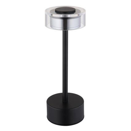 Globo - LED Dimbare oplaadbare touch tafellamp LED/2,5W/3,7V 2700/4000/6500K 1800mAh zwart