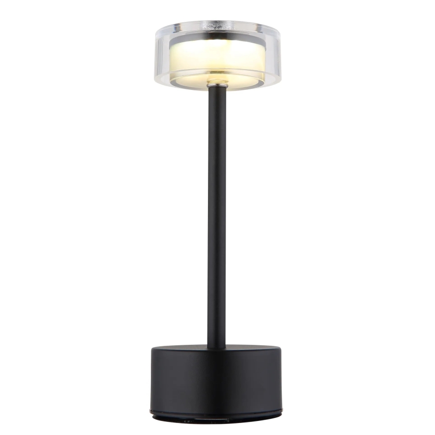 Globo - LED Dimbare oplaadbare touch tafellamp LED/2,5W/3,7V 2700/4000/6500K 1800mAh zwart