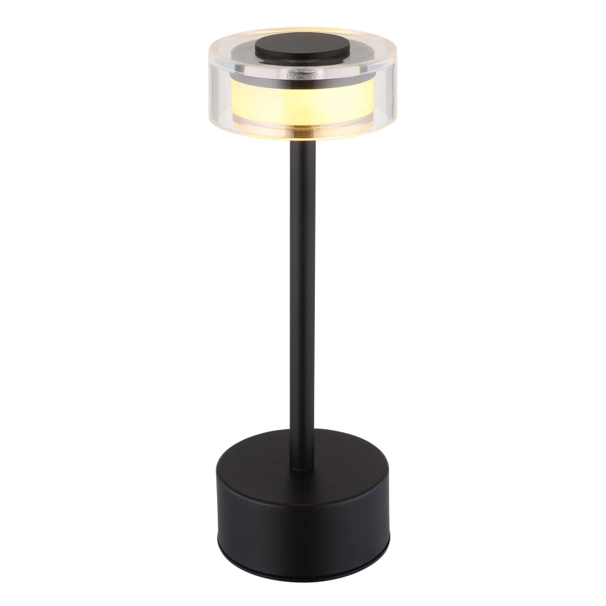 Globo - LED Dimbare oplaadbare touch tafellamp LED/2,5W/3,7V 2700/4000/6500K 1800mAh zwart