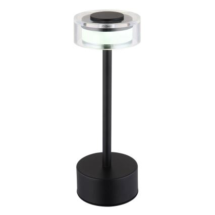 Globo - LED Dimbare oplaadbare touch tafellamp LED/2,5W/3,7V 2700/4000/6500K 1800mAh zwart