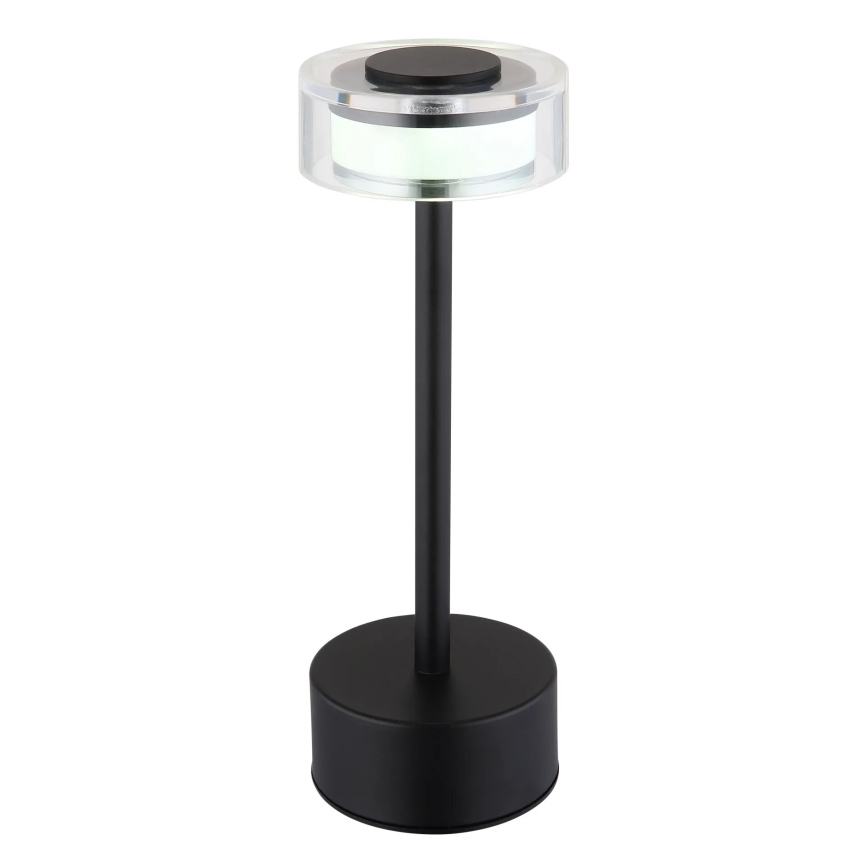 Globo - LED Dimbare oplaadbare touch tafellamp LED/2,5W/3,7V 2700/4000/6500K 1800mAh zwart