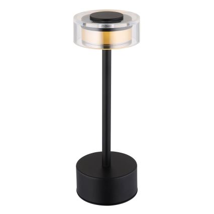 Globo - LED Dimbare oplaadbare touch tafellamp LED/2,5W/3,7V 2700/4000/6500K 1800mAh zwart