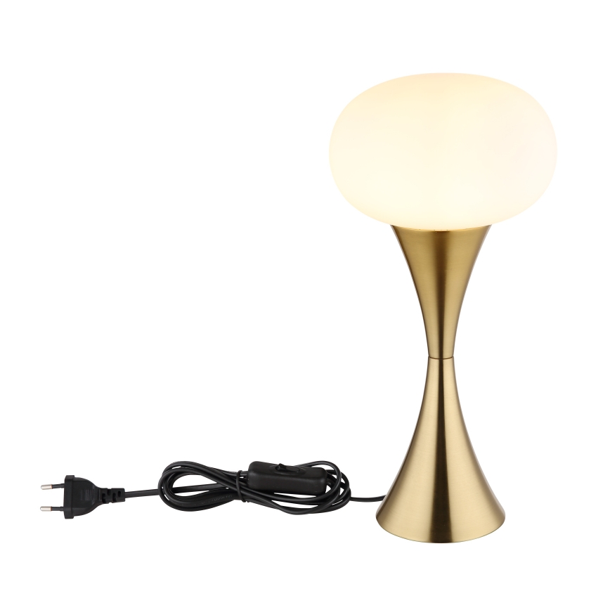 Globo - Tafellamp 1xE14/25W/230V goudkleurig