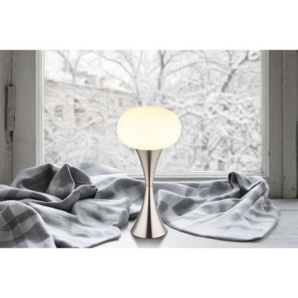 Globo - Tafellamp 1xE14/25W/230V mat chroom
